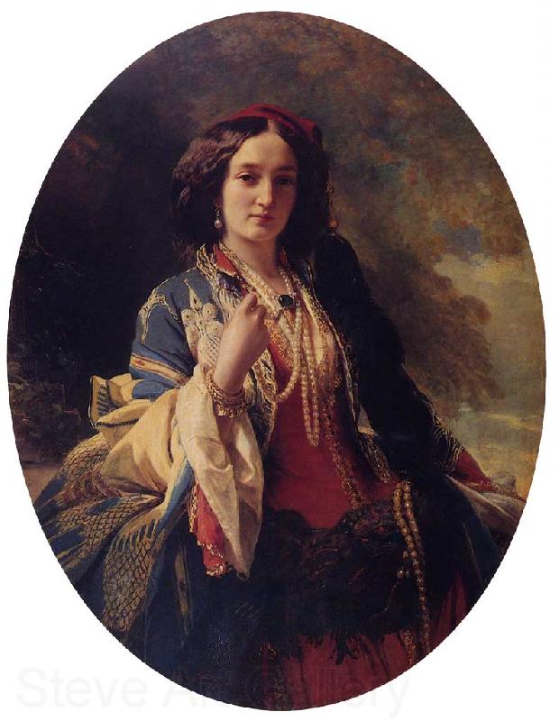 Franz Xaver Winterhalter Katarzyna Branicka, Countess Potocka Spain oil painting art